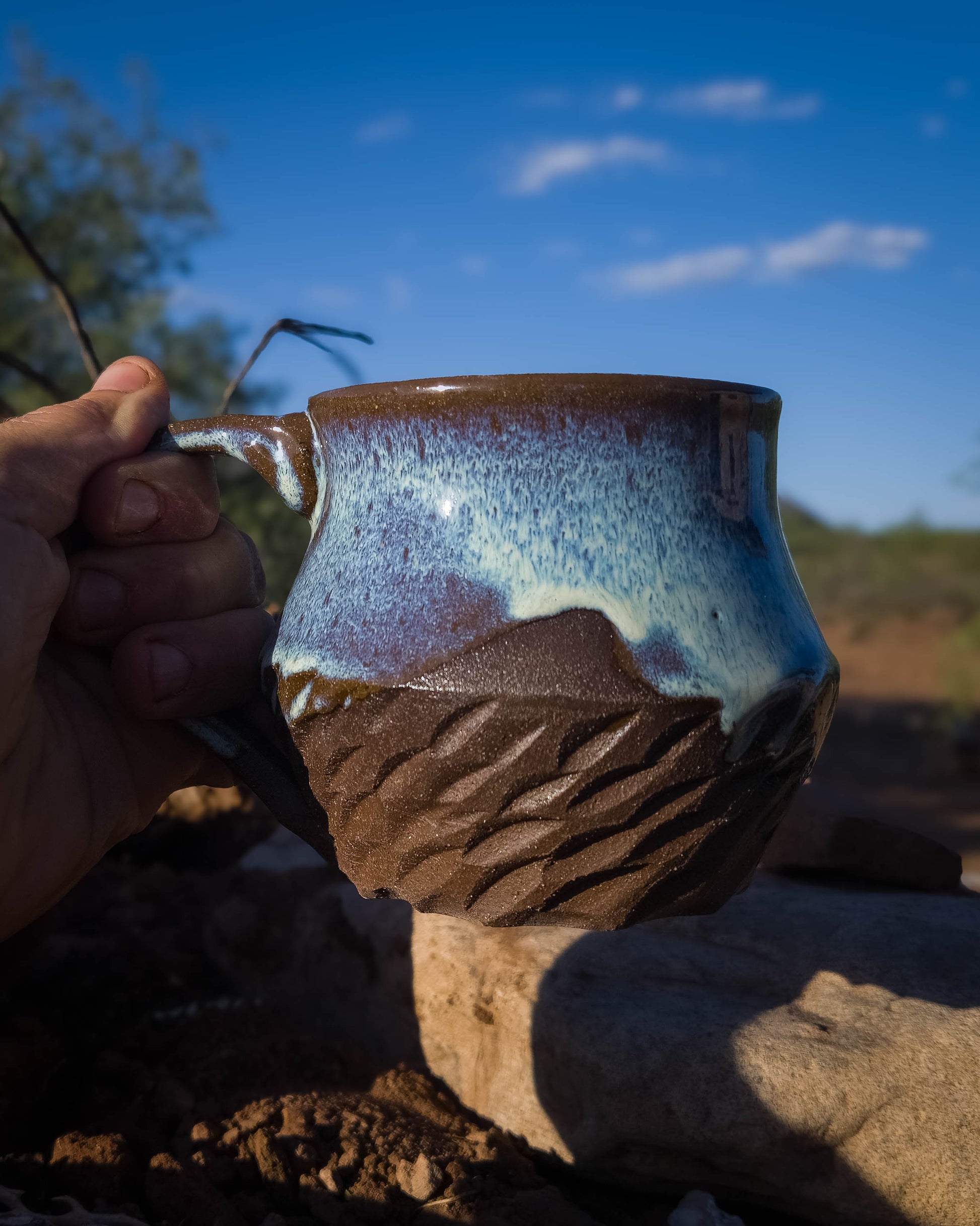 Bedrock Mug by Dirt Creature Pottery