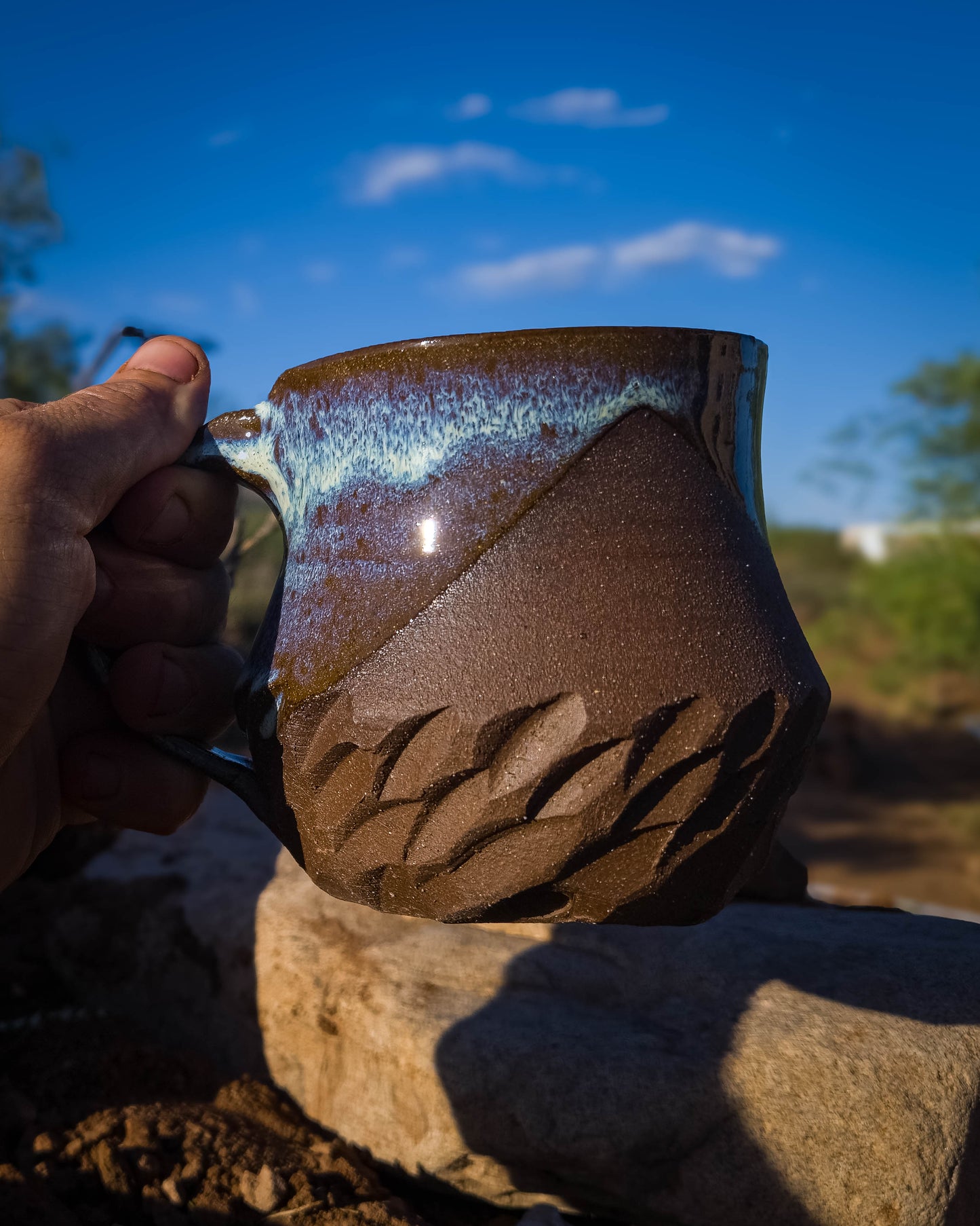 Bedrock Mug by Dirt Creature Pottery