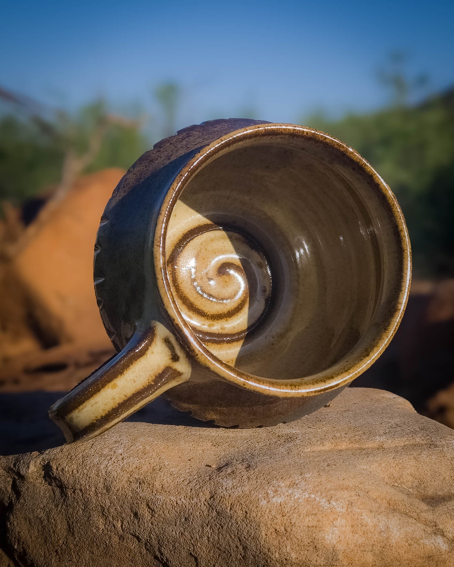 Meditation Mug • Charcoal Black by Dirt Creature Pottery