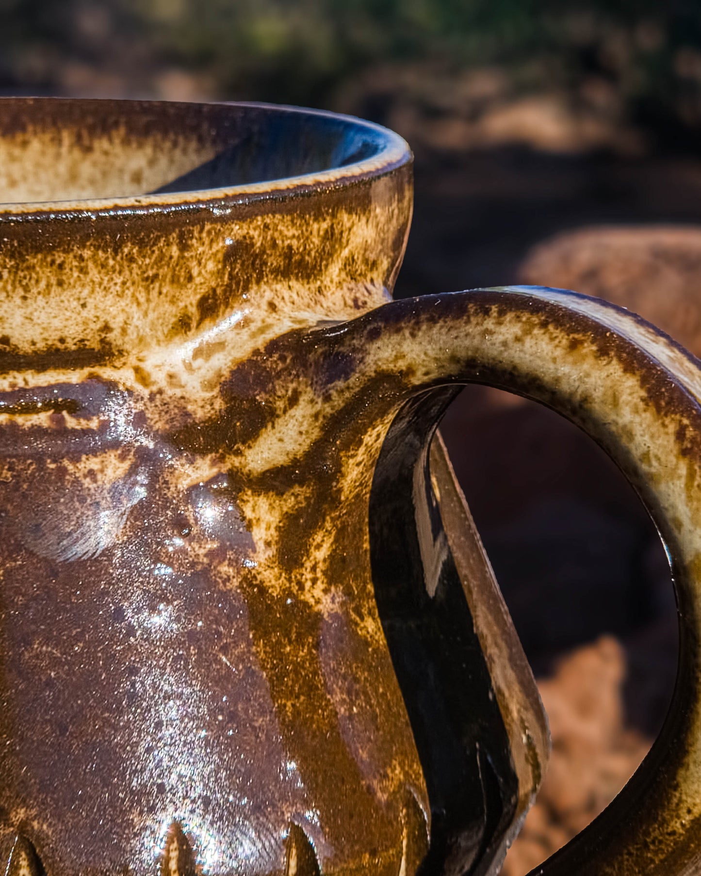 Meditation Mug • Charcoal Black by Dirt Creature Pottery
