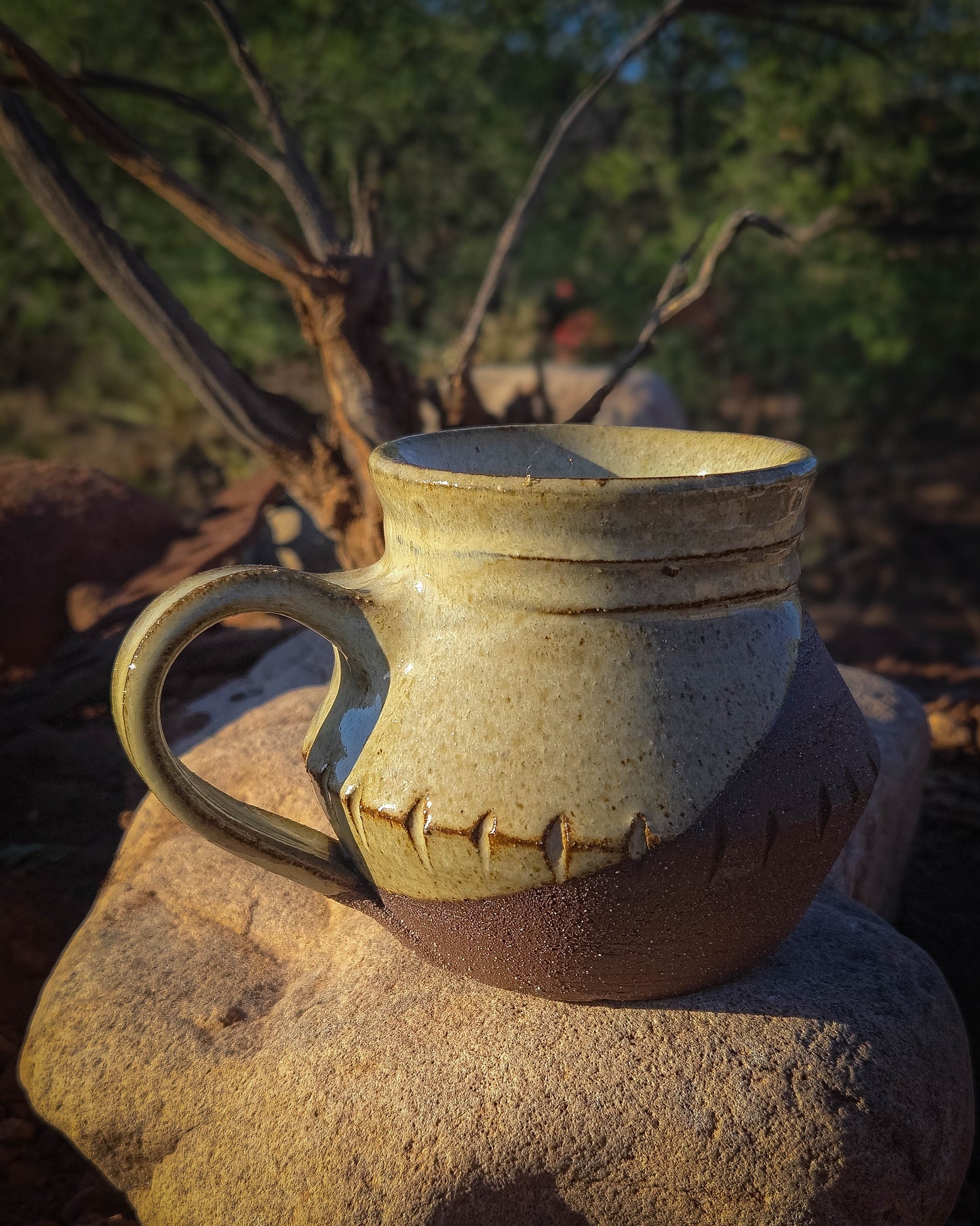 Meditation Mug • Canyon Brown by Dirt Creature Pottery