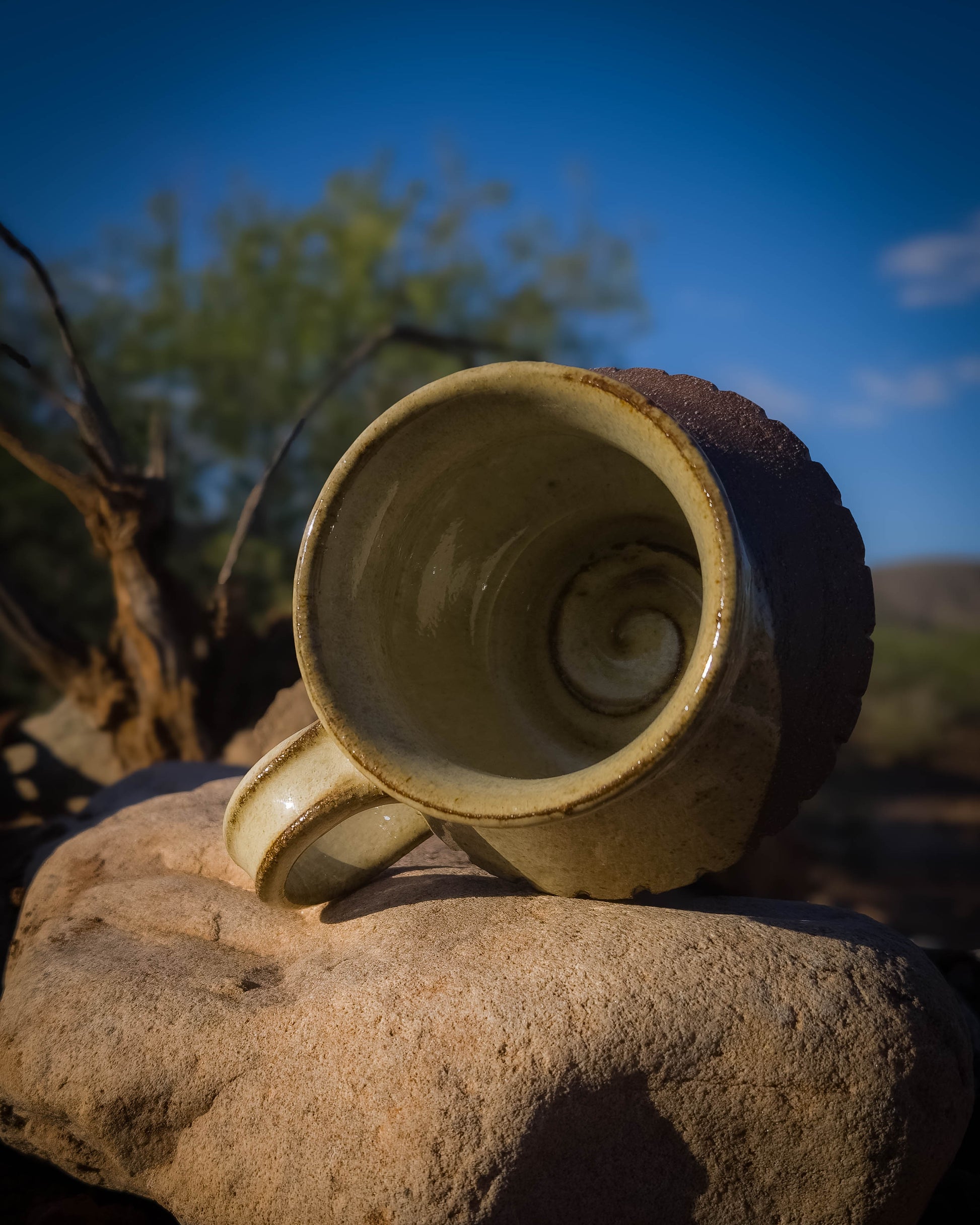 Meditation Mug • Canyon Brown by Dirt Creature Pottery