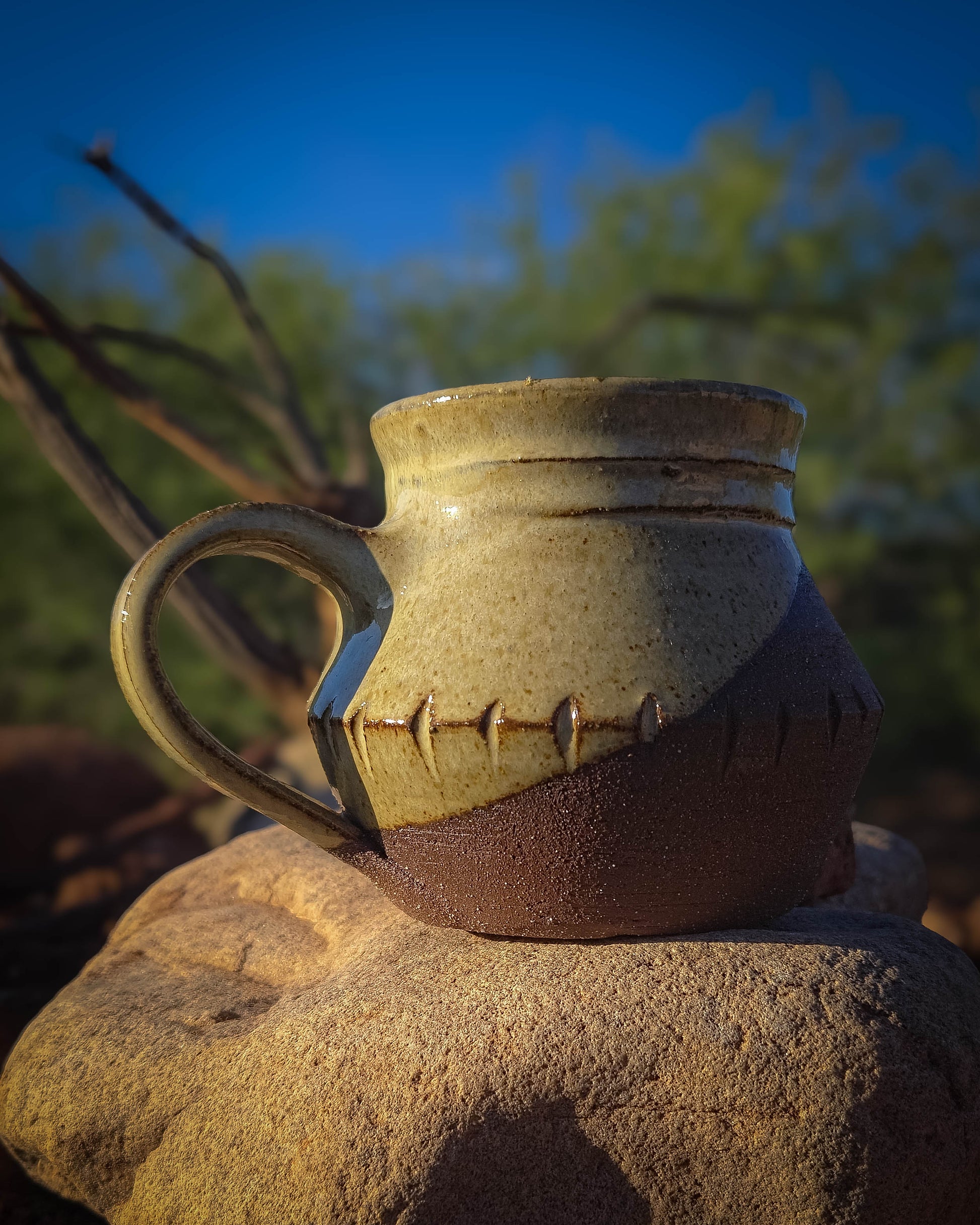 Meditation Mug • Canyon Brown by Dirt Creature Pottery