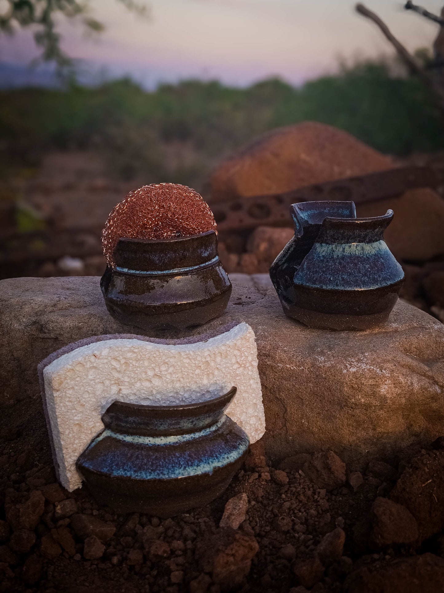 Sponge Holder by Dirt Creature Pottery